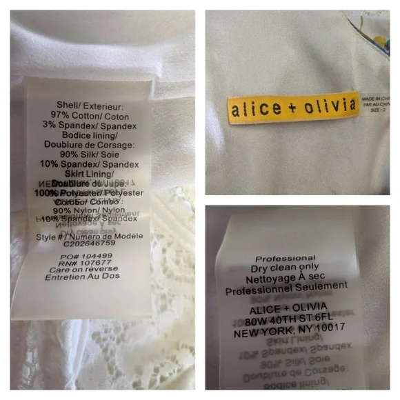 Alice + Olivia Multicolor Floral Dress - Picture 6 of 7